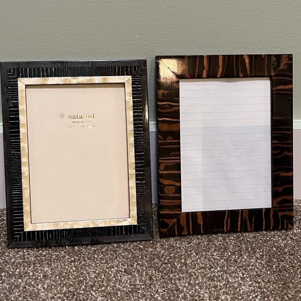 Two Natalini picture frames made in Italy